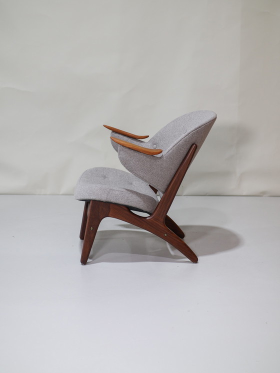 Image 1 of Carl Edward Matthes 33 fauteuil danois années 1950