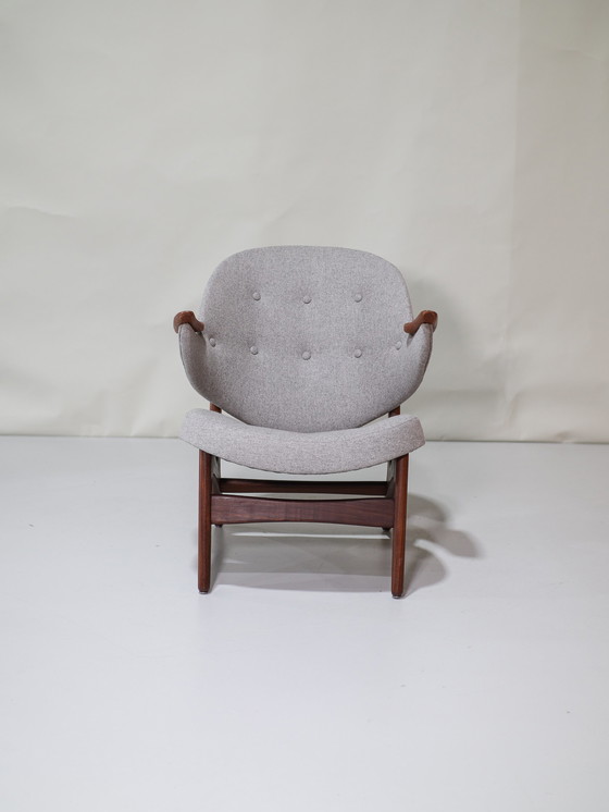 Image 1 of Carl Edward Matthes 33 fauteuil danois années 1950