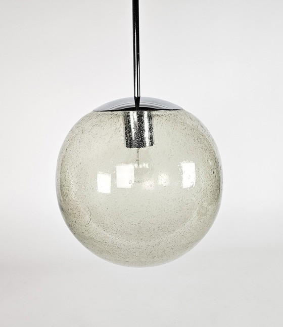 Image 1 of Peill & Putzler - Bubble Glass - Chrome-plated Steel - West Germany - 1970'S