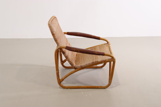 Image 1 of Chaise longue en rotin Yamakawa