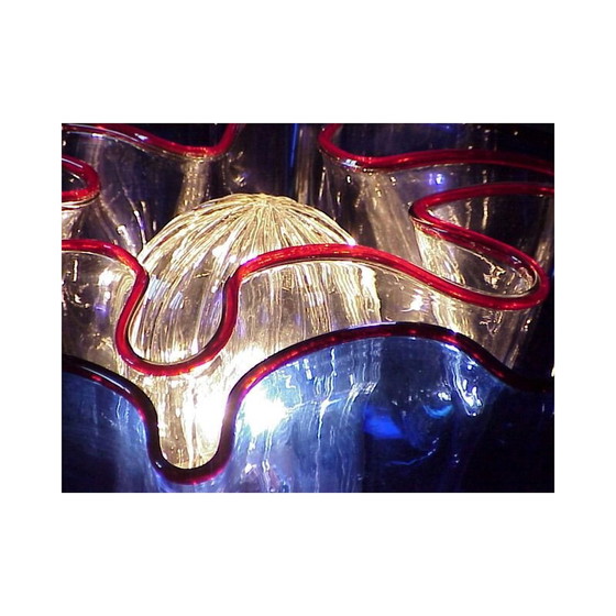 Image 1 of Vintage floor lamp with three galea glasses by Adalberto Dal Lago for Vistosi, 1960