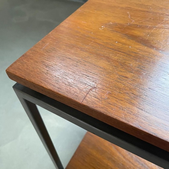 Image 1 of Chariot vintage en teck et métal