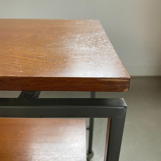 Image 1 of Chariot vintage en teck et métal