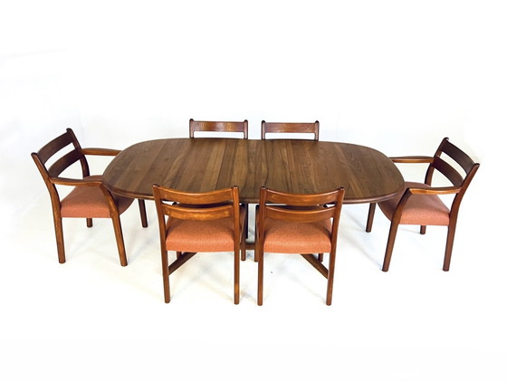 Image 1 of Xxl Extendable Dining Table, Glostrup Møbelfabrik '70