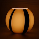Lampada retrò a strisce