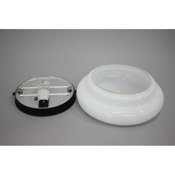 Image 1 of Lampada da parete in vetro vintage, Cecoslovacchia 1970