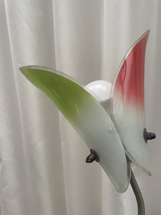 Image 1 of Lampadario dipinto a mano degli anni '60 