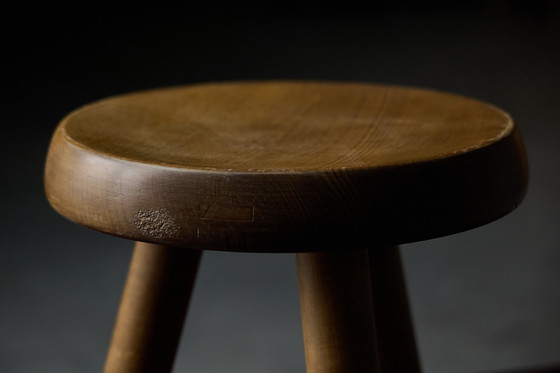 Image 1 of "Berger" Stool By Charlotte Perriand For Steph Simon - 1965