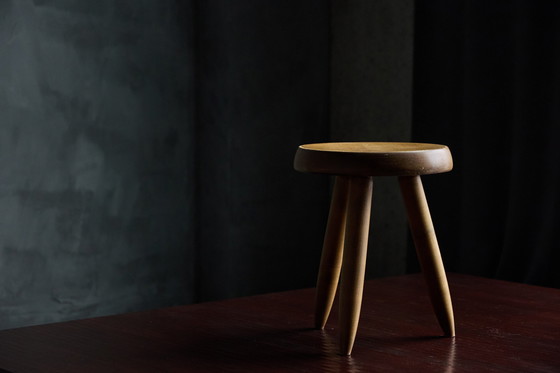 Image 1 of "Berger" Stool By Charlotte Perriand For Steph Simon - 1965