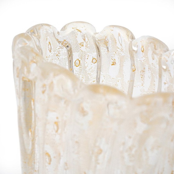 Image 1 of Vintage Murano glass vase by Archimede Seguso, Italy 1950
