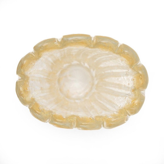 Image 1 of Vintage Murano glass vase by Archimede Seguso, Italy 1950