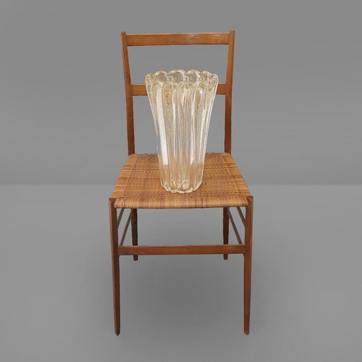 Vintage Murano glass vase by Archimede Seguso, Italy 1950