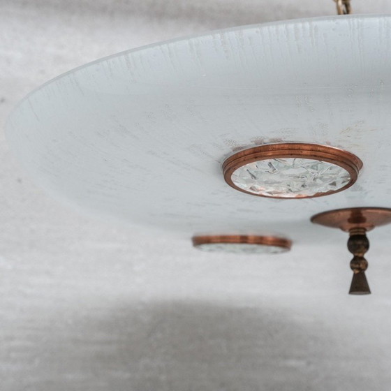 Image 1 of Unusual mid-century pendant lamp, Holland 1970s