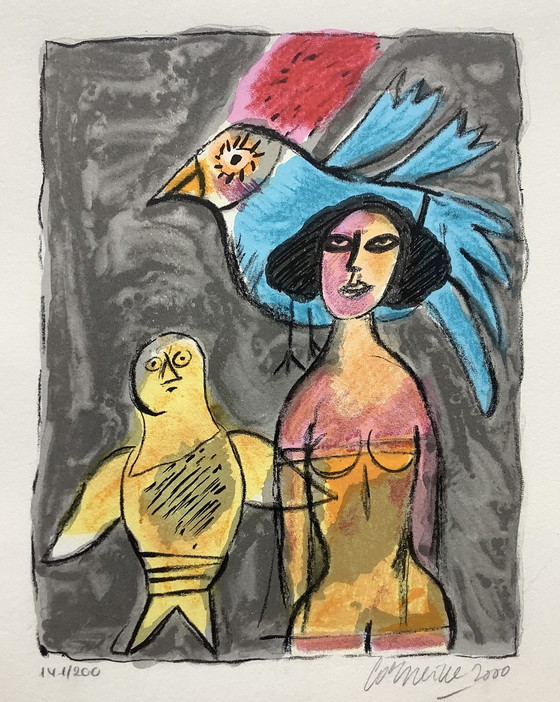 Image 1 of Corneille - Deux oiseau et une femme