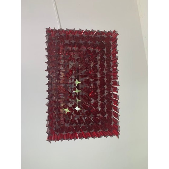 Image 1 of Italian Light Quadriedo Cut 45 Degree Murano Glass Flush Mount