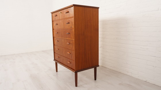 Image 1 of Chest of drawers | Danish design | Teak | 6 drawers | 104 cm