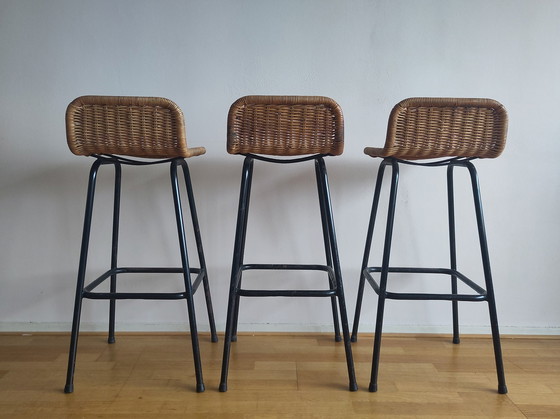 Image 1 of 3X Vintage Barstool