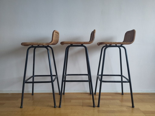 3X Vintage Barstool