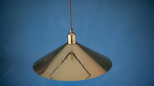 Lampe suspendue Dijkstra rétro dorée