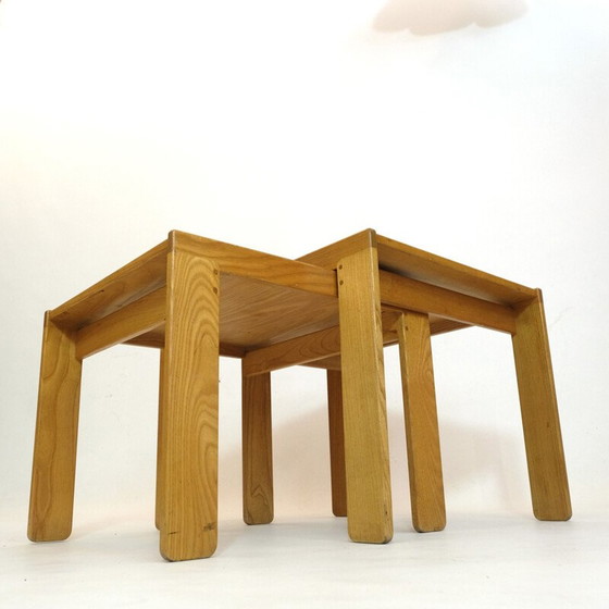 Image 1 of Afra and Tobia Scarpa vintage nesting tables, 1965