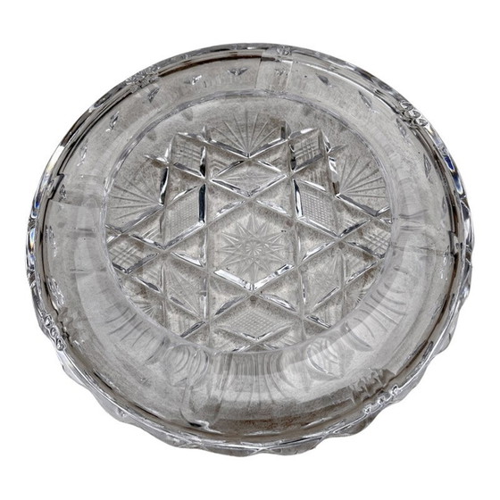 Image 1 of Vintage crystal ashtray by Huta Szkła Julia, Poland 1980