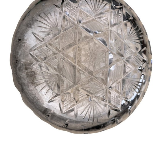 Image 1 of Vintage crystal ashtray by Huta Szkła Julia, Poland 1980