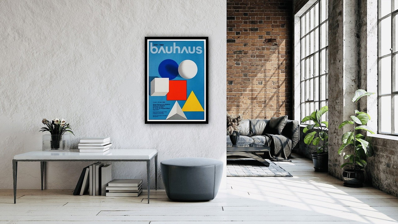 Bauhaus 1919-1969: Plakat Musée National D'Art Moderne Paris