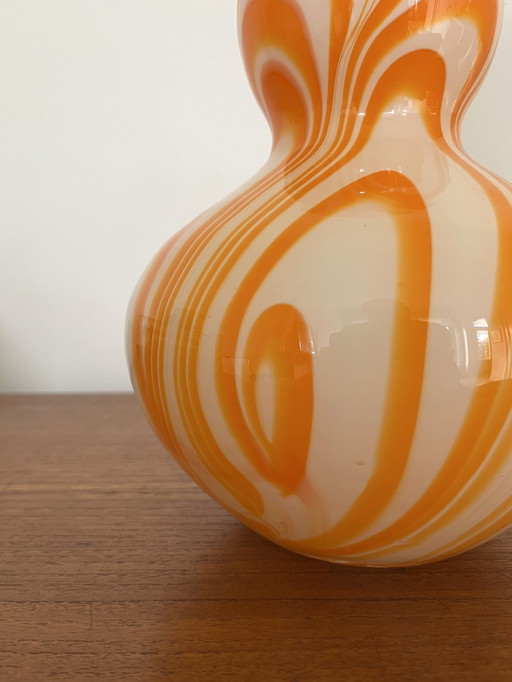 Carlo Moretti Glass Swirl Vase