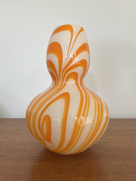 Image 1 of Carlo Moretti Glass Swirl Vase