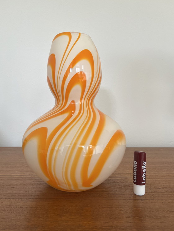 Image 1 of Carlo Moretti Glass Swirl Vase