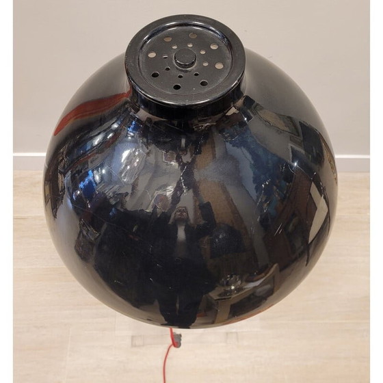Image 1 of Lampada da tavolo vintage in metallo nero, 1970-1980