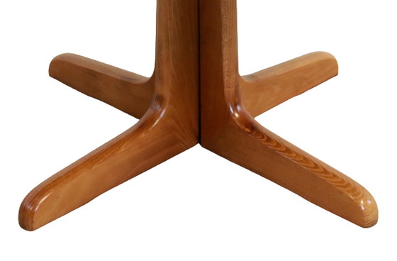 Image 1 of Table de salle à manger ronde vintage 2x extensible 'Grachenbach