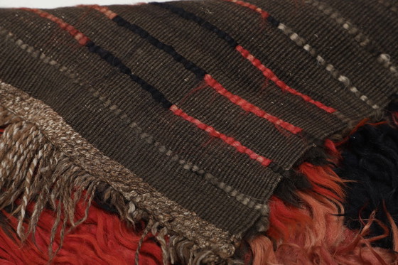 Image 1 of Designer Handwoven Kilim Modern And Plants Nature Color - Kilim - 250 Cm - 100 Cm - Shaggy Kilim