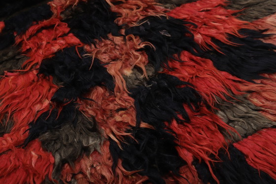 Image 1 of Designer Handwoven Kilim Modern And Plants Nature Color - Kilim - 250 Cm - 100 Cm - Shaggy Kilim