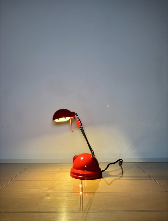 Vintage Desk Lamp, Adjustable Telescopic Antenna, Mascot