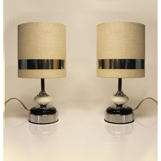 Image 1 of Pair of vintage lamps by Jean Disderot, France 1970