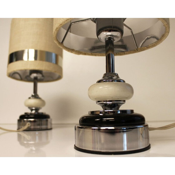 Image 1 of Pair of vintage lamps by Jean Disderot, France 1970