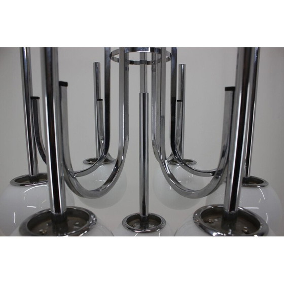 Image 1 of Lampadario vintage in stile Gaetano Sciolari, anni '70