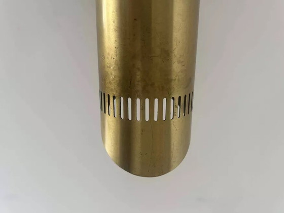 Image 1 of Lampada da parete vintage regolabile, ottone massiccio traforato, Francia 1960