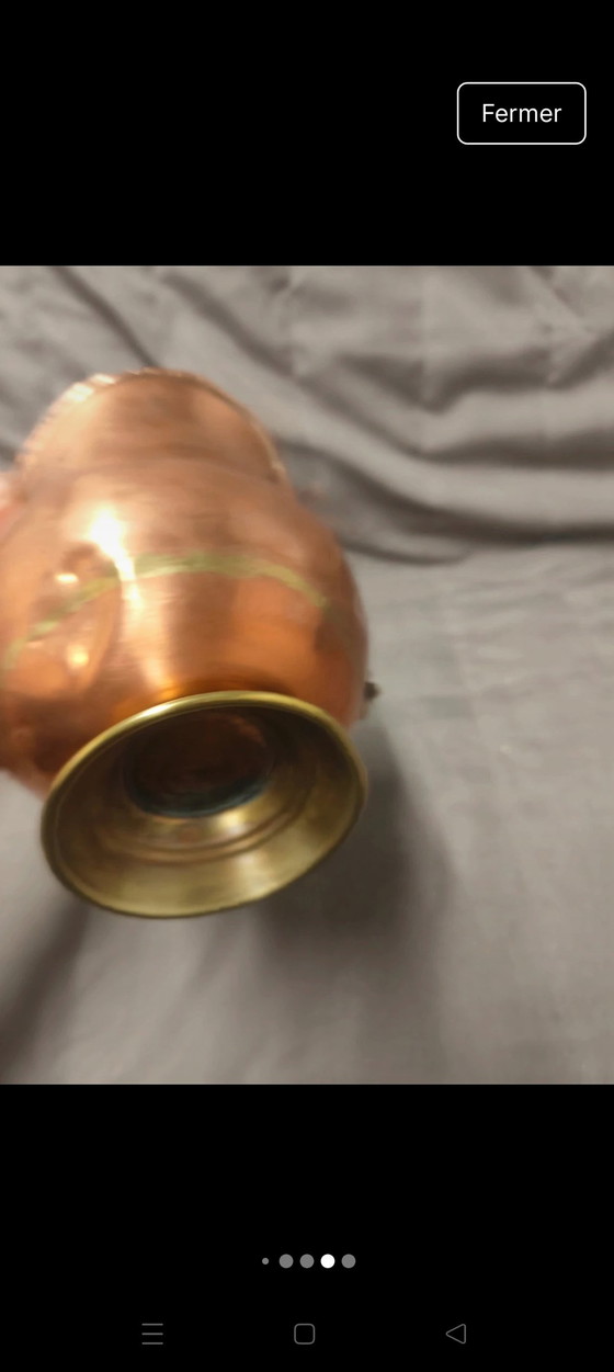 Image 1 of Secchio antico per carbone da cucina