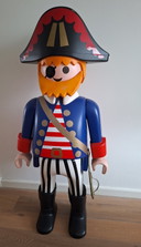 Bambola Playmobil vintage XXXXL a grandezza naturale