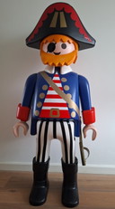 Bambola Playmobil vintage XXXXL a grandezza naturale