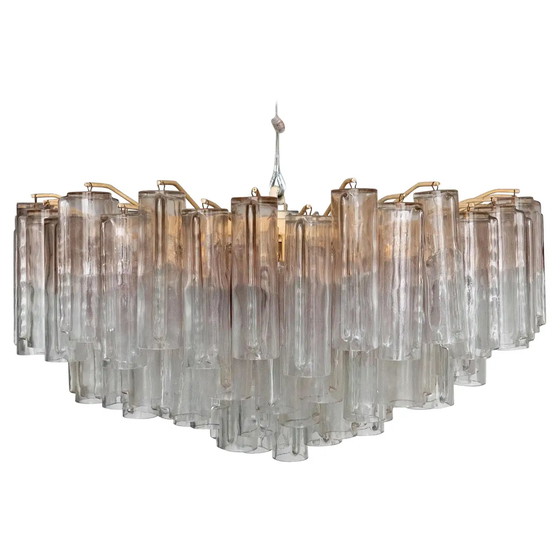 Image 1 of Venini "Calza" Murano Chandelier by Ludovico Diaz de Santillana