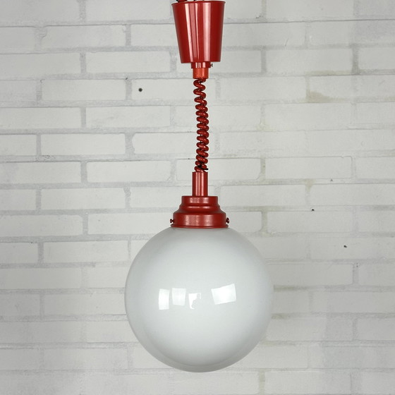 Image 1 of Space age opaline hanging lamp