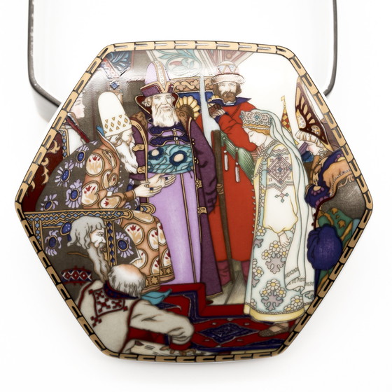 Image 1 of Villeroy&Boch Heinrich Porcelaine Couvercle-Boîte Vierge des Neiges Russe Fairytale Folklore