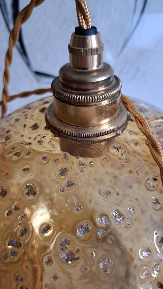 Image 1 of Vintage Pendant LampGlass Globe