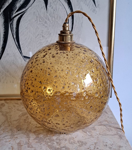 Vintage Pendant LampGlass Globe