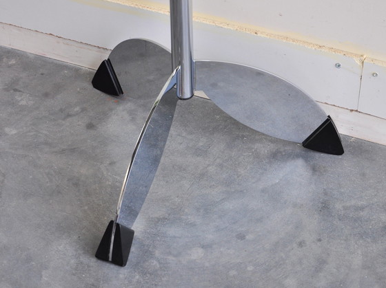 Image 1 of Modern Design Side Table With Glass Top And Stainless Steel Leg