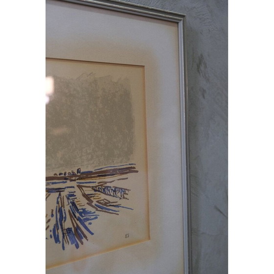 Image 1 of Vintage color lithograph by Bengt Sandberg, 1960