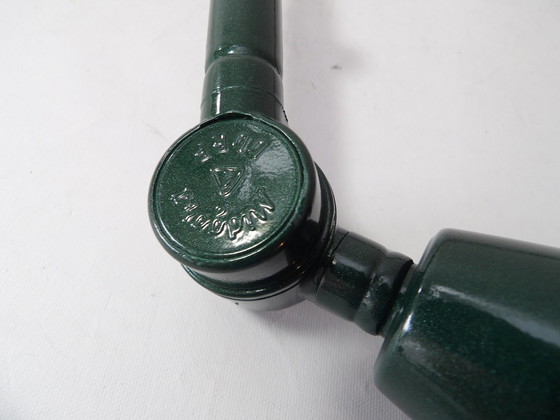 Image 1 of Vintage Midgard Bauhaus Lamp DDR Design enamelled shade